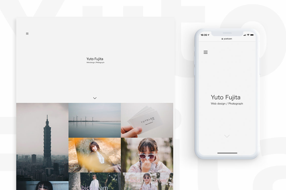 ポートフォリオサイトを1から作りました Yutolog ユトログ